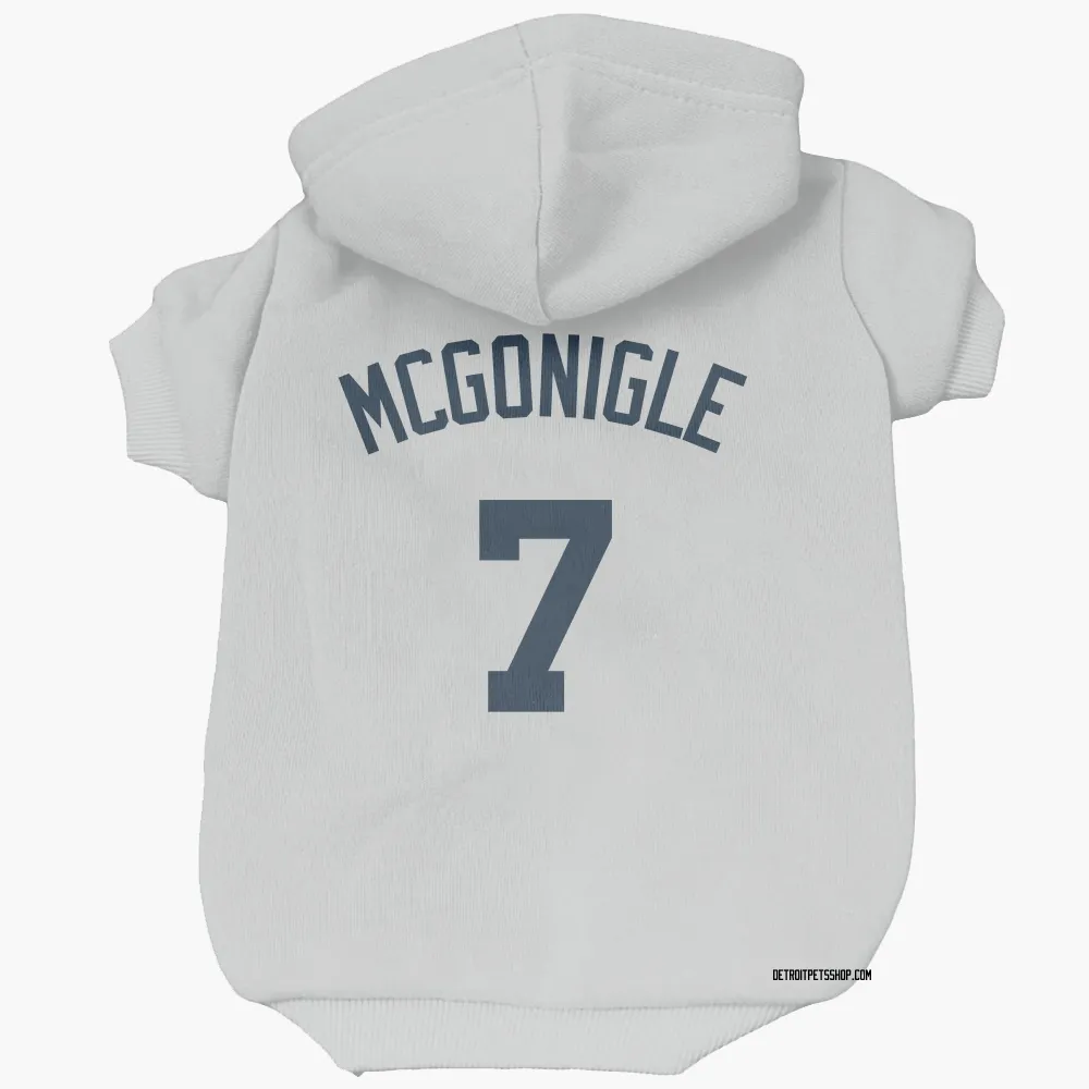 Detroit Tigers Kevin McGonigle White Pet Hoodie for Dog & Cat