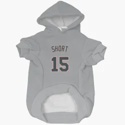 Detroit Tigers Zack Short Gray Pet Hoodie for Dog & Cat