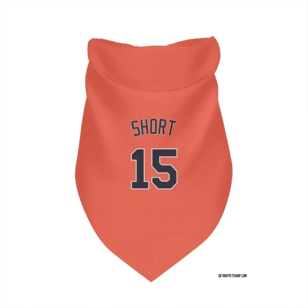 Detroit Tigers Zack Short Orange Pet Bandana for Dog & Cat
