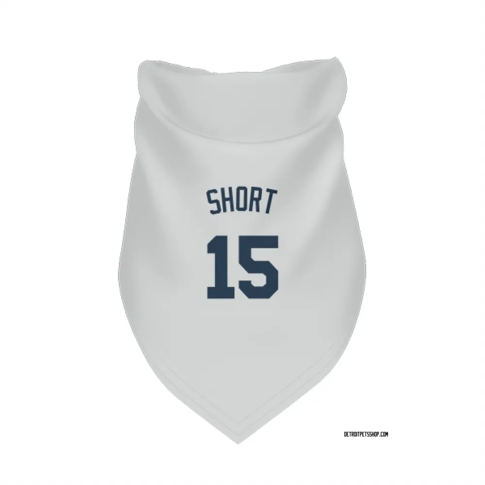Detroit Tigers Zack Short White Pet Bandana for Dog & Cat